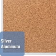 thumbnail image 3 of Quartet Classic Series Cork Bulletin Board, 24 x 18, Tan Surface, Silver Aluminum Frame, Each, 3 of 3
