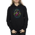 thumbnail image 3 of Harry Potter Womens Neon Hogwarts Crest Hoodie, 3 of 5