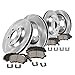 thumbnail image 3 of Callahan Brake Parts Front and Rear Brake Kit For BMW 325i 2006 [Model Specific] Replacement Brake Rotors with Ceramic Brake Pads, 3 of 4