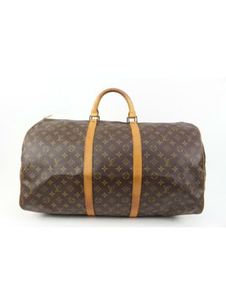 LOUIS VUITTON Monogram Camouflage Keepall 55 Travel Duffle Bag