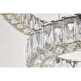 thumbnail image 5 of Monroe Integrated LED chip light gold Chandelier Clear Royal Cut Crystal, 5 of 7