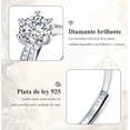 thumbnail image 4 of Anillo De Compromiso Plata 925 Para Mujer Ajustables Promesa Modelo Plateado, 4 of 4