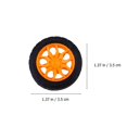 thumbnail image 3 of Toy Car Replacement Wheels For Children Five- Style Optimal For Model Building 8Pcs, 3 of 5