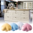 thumbnail image 3 of Tirador de cerámica Wosthever en forma de corazón Color sólido decorativo para el hogar baño cajón armario, 3 of 6