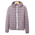 thumbnail image 4 of Niaviben Lightweight Puffer Jacket Women Puffer Jacket Womens with Hood Cropped Puffer Jacket Women Puffer Jacket Womens Winter Jackets for Women Jackets Women Womens Winter Jackets Purple XL, 4 of 4
