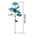 thumbnail image 3 of Linterna Solar Led Ganfancp Decorativa Exterior Flor 3 Cabezas, 3 of 5