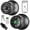 Black, variant on Smart Electronic Fingerprint Keypad Door Lock, Smart Biometric Door Knob Support 15M App Control & Auto Lock, 4-in-1 Upgraded Door Lock with 2Keys for Home Office Apartment, Grey(Diameter 2.28")