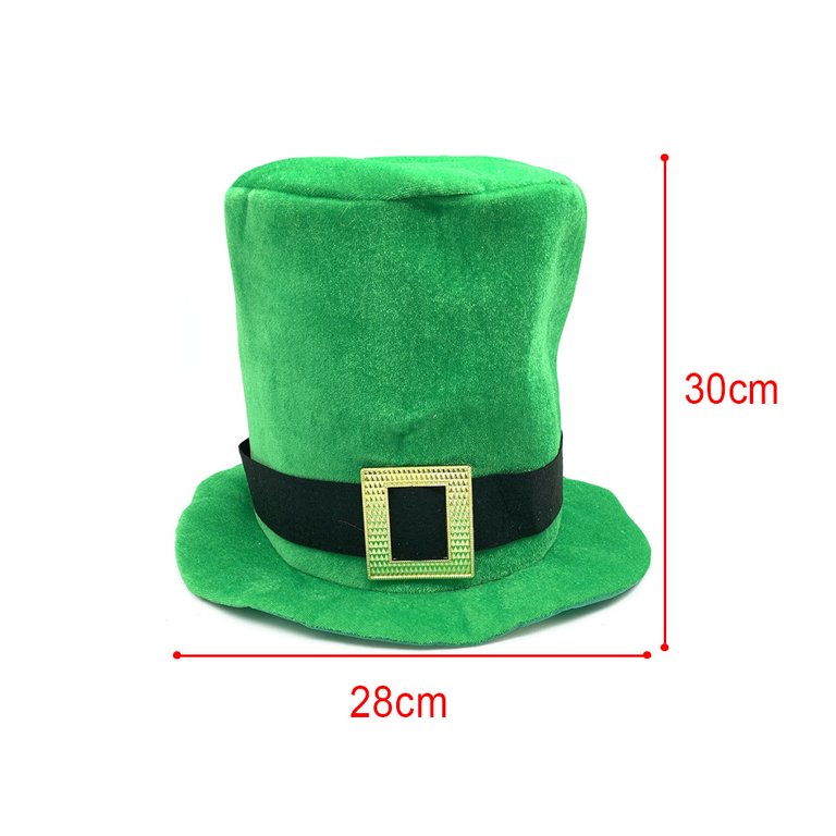 Awdenio Patricks Day Irish Hat Sequin Fedora Leprechaun