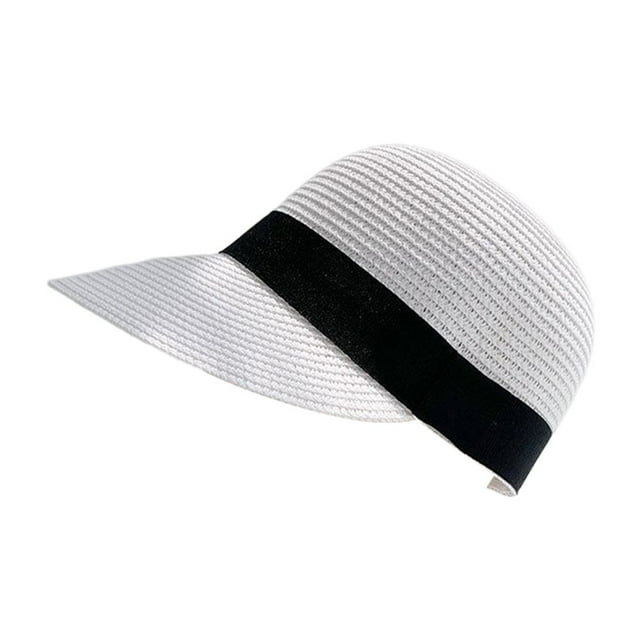 MesaSe Straw Hat Versatile Adjustable Straw Weaving Extended Brim Beach Hat Photo Props