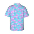 thumbnail image 4 of Xecao Purple Dragon Scales print Hawaiian shirt - a stylish short-sleeve button-down for men, perfect for casual beach and tropical outings., 4 of 9