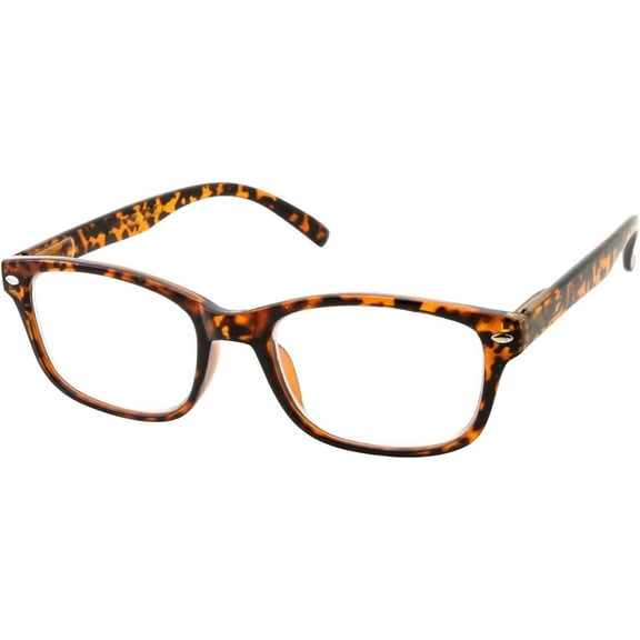 Multi Focus Progressive Reading Glasses 3 Powers in 1 Reader for Men and Women (Brown Tortoise, 1.5)