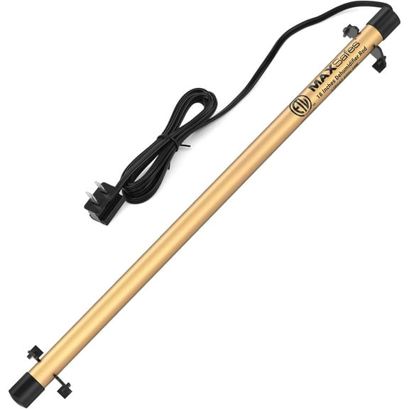 Gun Safe Dehumidifier Rod, Dry Rod - Easy Installation Plug-in Electric Dehumidifier Eliminates Moisture for Gun Safes & Cabinets, ETL Approved (18in)