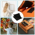 thumbnail image 5 of Uxcell Puntos de Gancho y Bucle de 2x2 pulgadas, Cinta Autoadhesiva Cuadrada de Mezcla de Nylon de Doble Cara 16 Juegos Negro, 5 of 5