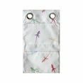 thumbnail image 1 of Salamander Hanging Pocket Organizer, Minimal Pattern of Crawling Wildlife Creature Silhouettes on a Plain Background, Printed Polyester Storage Bag with Pockets, 9" x 27", Multicolor, 1 of 2
