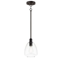 11112CLBK Maxim Lighting Babylon - 10.5 Inch 1 Light Pendant-Black Finish    -Traditional Installation