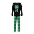 thumbnail image 2 of Meihuid Christmas Family Matching Pajamas Set Cute Santa Print Tops and Pants Pajama PJS Sets Sleepwear for Family, 2 of 9