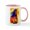 White/Pink Inside, variant on CafePress - Arabian 1 Flat - 11 oz Ceramic Mug - Novelty Coffee Tea Cup