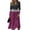 Dark Purple, variant on BOMYJESK Summer Dresses Slim Fit Sexy V Neck Midi Dress Pleated Formal Spring Work Dresses Purple M