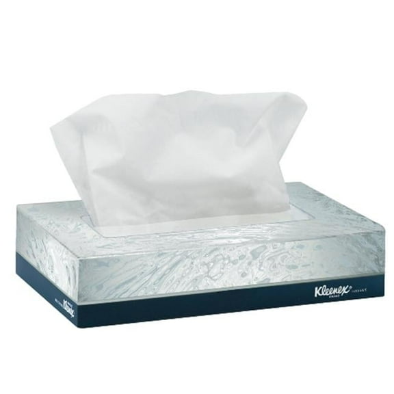 Kimberly-Clark  Kleenex Jr Facial Tissue 8.4X5.8 2P White- 65 Count - Case of 48
