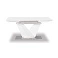 thumbnail image 3 of Topline Home Furnishings White Lacquer 7pc Dining Set, 3 of 8