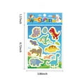 thumbnail image 4 of 8 Sheets Kids Sticker Cartoon Cute Dinosaur DIY Craft Sticker Scrapbook Sticker, 4 of 6