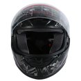 thumbnail image 6 of TCMT DOT Adult Full Face Motorcycle Helmet Black Pink Butterfly with Flip Up Modular for Motocross Offroad Street Dirt Bike L Size, 6 of 7
