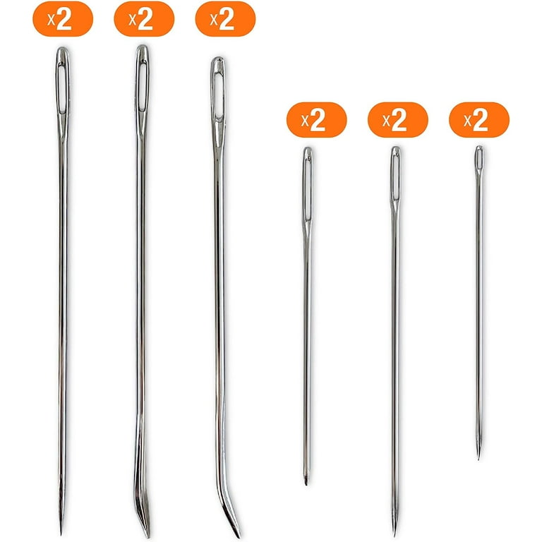 Incraftables Upholstery Needles for Hand Sewing Kit. Best Heavy Duty Leather  Sewing Kit Working Tools.
