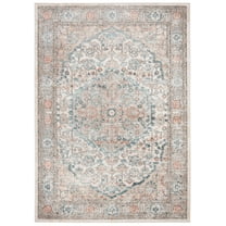 SAFAVIEH Martha Stewart Cedar Oregon Area Rug, Grey/Blue, 8' x 10'