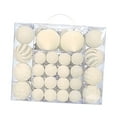 thumbnail image 3 of 48 piezas de adornos de bolas de Navidad, adornos navideños, bolas de Navidad, regalo considerado, colgantes para fiestas de compromiso Blanquecino, 3 of 10