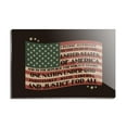 thumbnail image 1 of USA Vintage Flag Pledge of Allegiance Rectangle Acrylic Fridge Refrigerator Magnet, 1 of 4