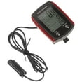 thumbnail image 1 of OUNONA 1 Set of Digital Display Bike Odometer PC Red Black Luminous Function for Climbing, 1 of 7
