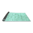 thumbnail image 2 of Ahgly Company Indoor Rectangle Oriental Light Blue Traditional Area Rugs, 7' x 9', 2 of 4