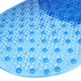 thumbnail image 3 of Alfombra de baño antideslizante, color azul, brillante, 39x69 cm, 3 of 5