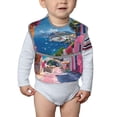 thumbnail image 6 of Easygdp Colorful Mediterranean Village Bibs For Babies, Baby Bibs for Eating, Toddler Bibs, Waterproof Bibs, Feeding Bibs, for Toddlers, Boys, Girls, 6 of 8