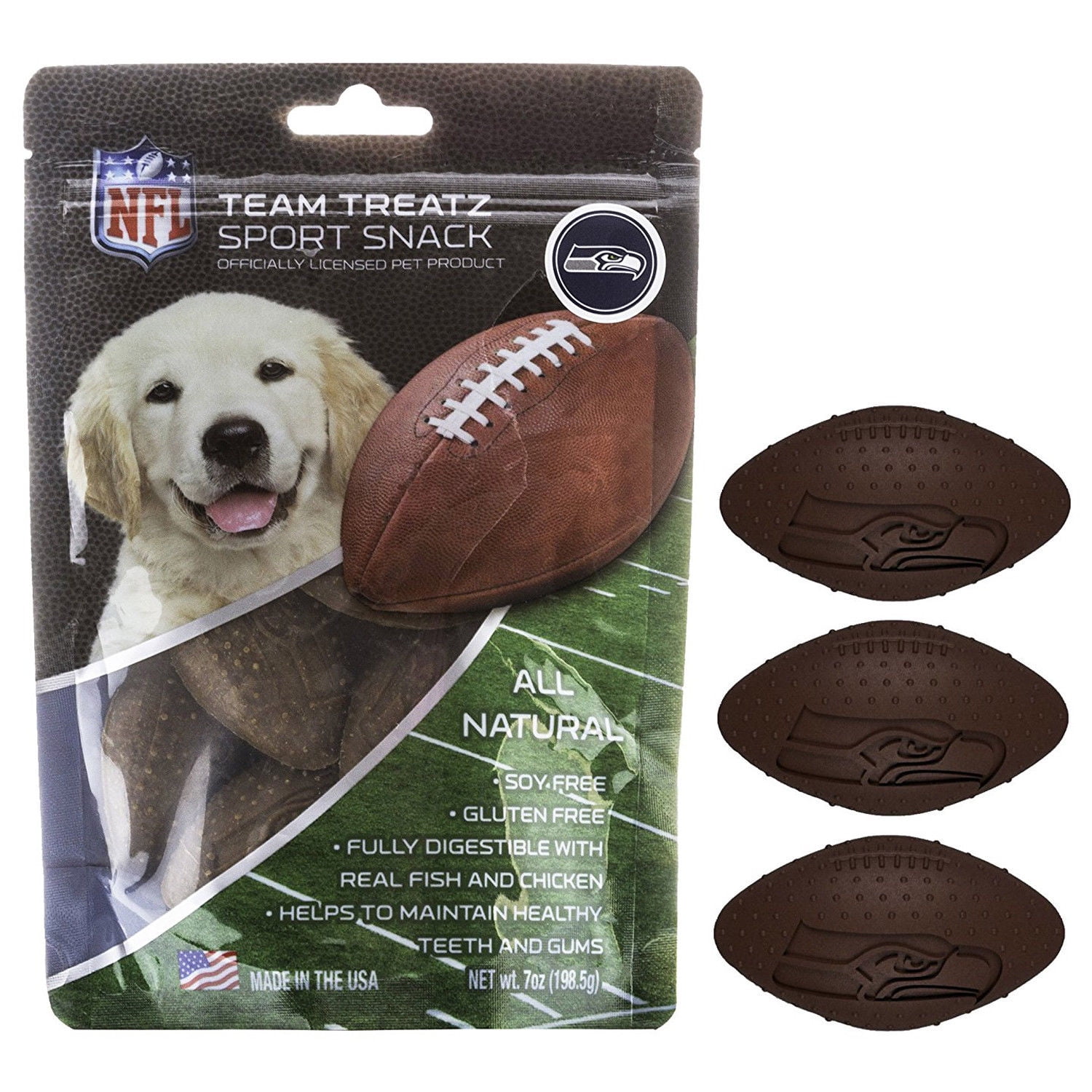 seahawks dog toy