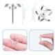 thumbnail image 2 of 200 Piezas en Forma de Estrella Chinchetas de PláStico Transparente con Caja de PláStico para Tablero de Corcho Punta de Acero Decorativa, 2 of 7