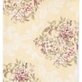 thumbnail image 1 of FLORAL - Fleur Crème Colorée, Rouleau de Papier Peint Vert, 1 of 1