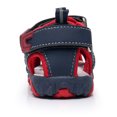 thumbnail image 4 of Apakowa Kids Boys Outdoor Athletic Sport Closed-Toe Sandals Boys Breathable Mesh Water Sandals Shoes （Color : Red, Size : 9 Toddler）, 4 of 8