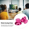 thumbnail image 4 of Thumbsticks for  Controller, 2Pcs Metal Thumb Grip Replacement  for Handheld Game Console, Aluminum Alloy Analog Thumb Sticks Accessories, 4 of 7