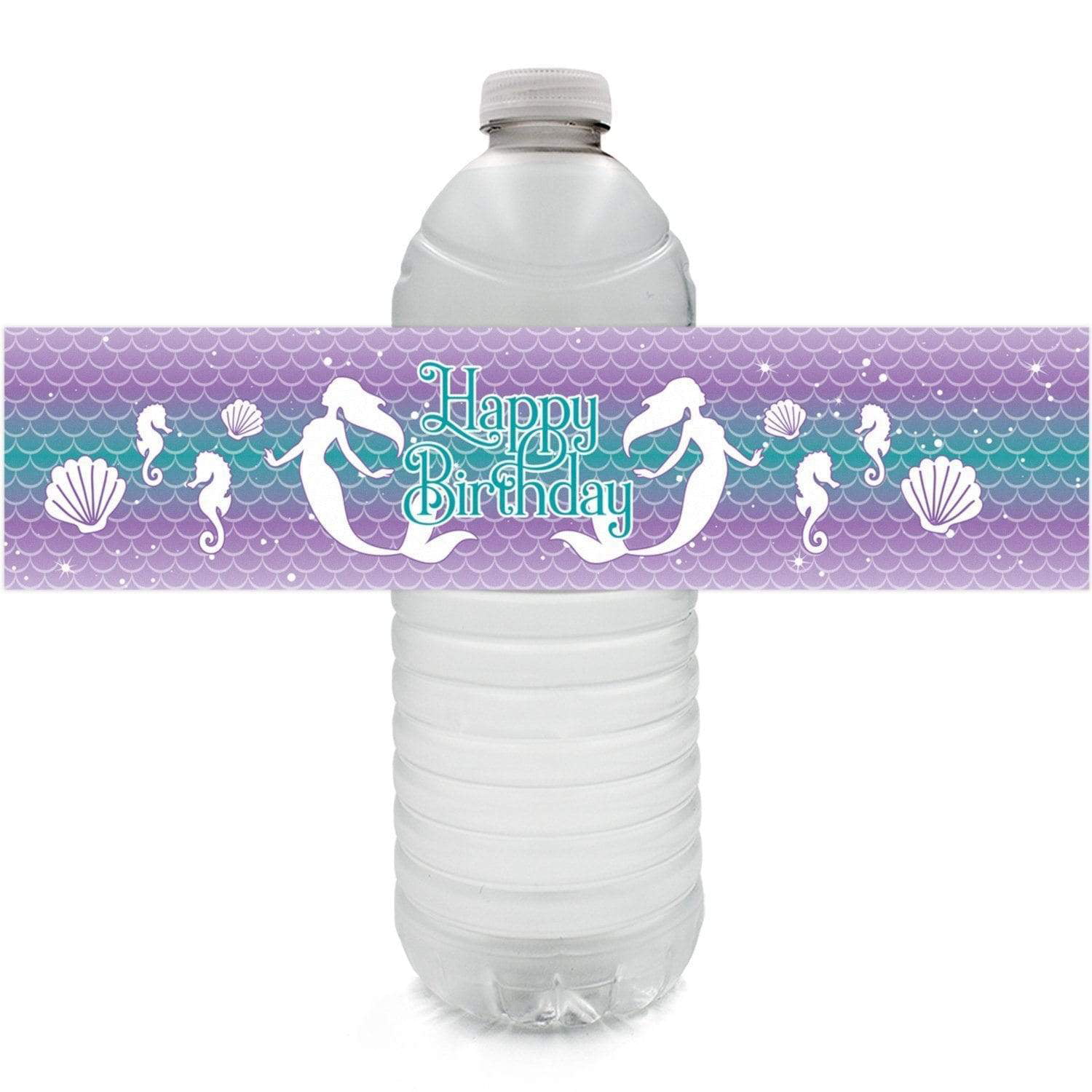 mermaid-birthday-party-water-bottle-labels-24-count-distinctivs-walmart-walmart