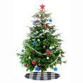 thumbnail image 4 of Falda decorativa para árbol de Navidad, 38 cm, color negro y blanco, Phedrew, 4 of 6