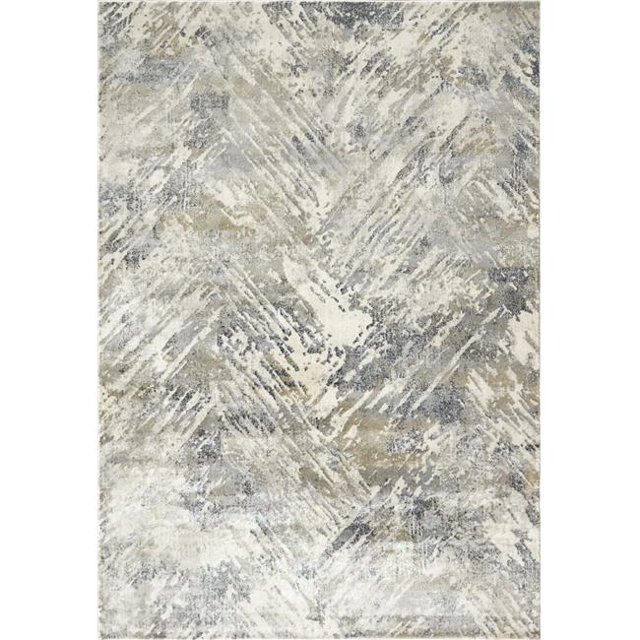 Dynamic Rugs CC7103537950 6 ft. 7 in. x 9 ft. 6 in. Castilla 3537 Rectangle Modern Area Rug - 950 Grey & Blue