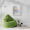 thumbnail image 4 of 1 piece 40X50cm Colorful English motto inspirational poster, 4 of 4