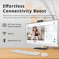 thumbnail image 5 of HP 27" FHD Touchscreen All-in-One Desktop, Ryzen AI 7 350, 32GB DDR5, 5TB Storage (4TB SSD+1TB Docking Station), AMD Radeon 680M, Wi-Fi 6, Webcam, Wireless Keyboard & Mouse, Win 11 Home, White, 5 of 9