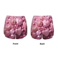 thumbnail image 3 of Salouo Pink Glitter Heart Candy Print Women's 2 in 1 Running Shorts Double-Layer Shorts Athletic Workout Gym Yoga Shorts Running Shorts for Women-Small, 3 of 7