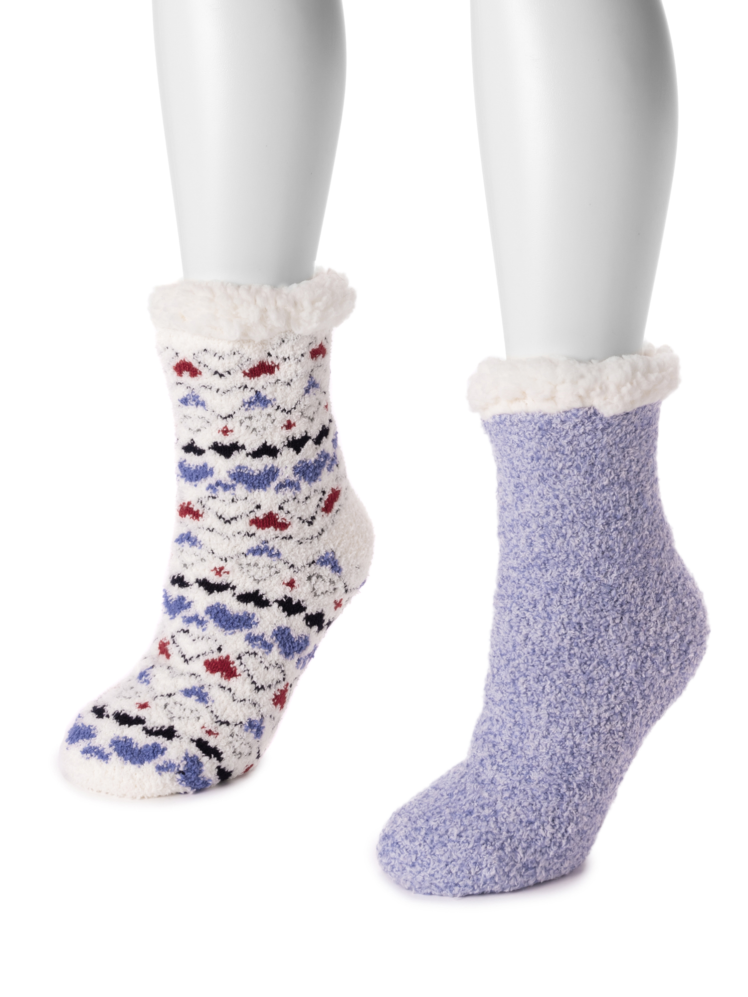 MUK LUKS Women's Cabin Socks, 2 Pairs - image 5 of 5