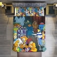 thumbnail image 2 of Scooby Doo Comforter Set 3 Pieces Quilt Cover Set Soft Bedding Sets for All Seasons (1 Comforter 86"x70", 2 Pillowcases), 2 of 8