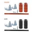 thumbnail image 1 of BTOER Motorcycle Modified Accessories Pedals For Women's Straddle Bikes Pedal Poles, 1 of 8