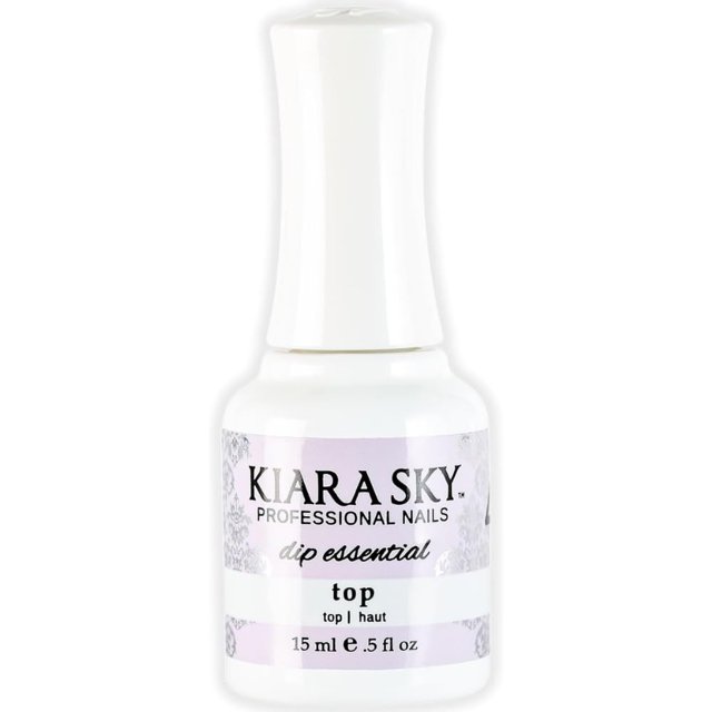 Líquido para uñas Dip Manicure Essentials Kiara Sky Top Coat, 15 ml