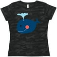 thumbnail image 3 of Inktastic Whale Cute Blue Women's T-Shirt, 3 of 5